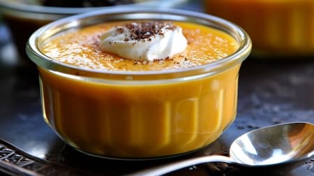 【レシピ】季節のおやつ「かぼちゃプリン」カラメルソースの代わりにメープルシロップを使っても◎