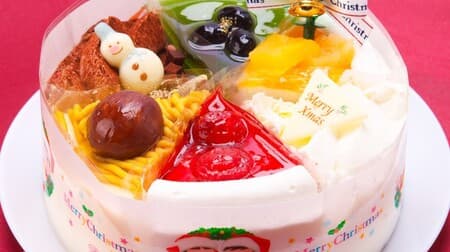 Reservations for Christmas cakes begin at "Family Town," Fujiya's mail-order service! Christmas 6 Sweets Collection", "Sweets Can Christmas Shortcake (Strawberry and Pistachio)", etc. from October 2