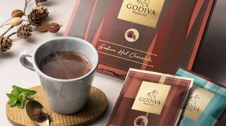 Godiva Hot Chocolate" - Just Dissolve in Warm Milk! 3 Flavors: Dark Chocolate, Milk Chocolate, and Mint Chocolate to be Launched on November 1