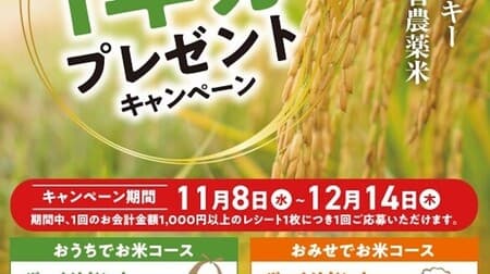 BIKKURI DONKEY "Present up to 1 bale of BIKKURI DONKEY Rice for 1 year" Campaign DODONKEY presents up to 1 year's worth of rice!
