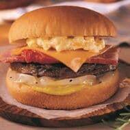 LAWSON "2023 Japan Burger Championship No.1 Burger Big Bang. PJ supervised bacon cheeseburger" on sale November 14.