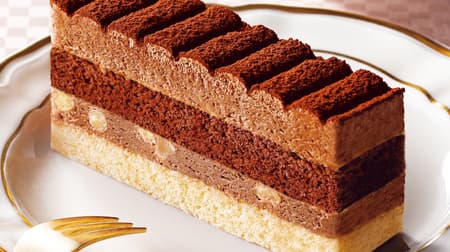 ドトール「チョコムースケーキ」12月14日発売 アーモンド味のふんわりチョコムース・香ばしいクルミ入り ホリデーシーズンにぴったり！