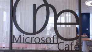 I have been touring the "cafe-style" employee cafeteria of Microsoft Japan!