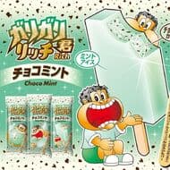 Akagi Nyugyo "Garigari-kun Rich Choco Mint" mint ice cream x mint shaved ice with chocolate chips! The milk is thicker.