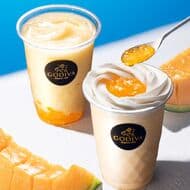 Godiva "Hokkaido Melon Chocolixer" and "Cacao Fruit Juice Hokkaido Melon" summer-only drinks!