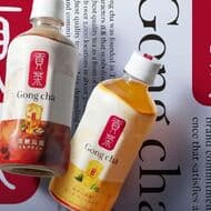 Gong Cha's PET bottles "Gong Cha Brown Sugar Oolong Milk Tea" and "Gong Cha Alishan Oolong Peach Teaade", 7-ELEVEN only!