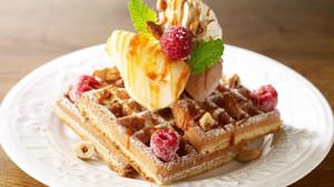 New autumn waffles on "Mother Leaf" one after another! --Luxury "Pear" and "Purple potato"
