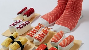 Tuna, salmon roe and Toyama's "masuzushi"? "Sushi socks" that make your feet look delicious when you wear them