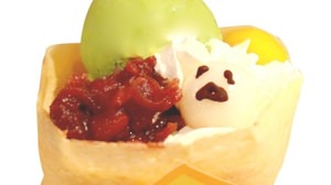 Introducing a new work in the too cute "Gudetama Crepe"! "Japanese style Gudetama" with white balls?