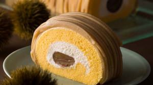 "Chestnut" comes out no matter where you cut it !? The Capitol Hotel Tokyu "Chestnut roll cake"