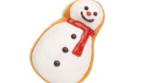 Get ready for X'mas with KKD's "Santa Donut"-also a limited edition "snowman" donut!