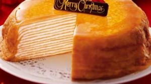 That popular cake in the hall! "Christmas Mille Crepes" is accepting reservations at Doutor
