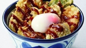 "Domestic chicken and vegetable tendon" using Tenya's first "BBQ sauce"-Fruity sauce stirs your appetite!