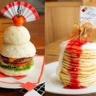 新春4日間限定！「鏡餅バーガー」に15段の「パンケーキタワー」、東京・六本木ヒルズで