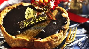 X'mas limited "Noel chocolate cheese tart" for Pablo --- Luxuriously rich chocolate layered in 3 layers