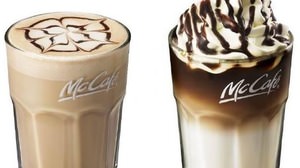 "Hazelnut latte" is back at McCafé! Enjoy both hot and ice cream