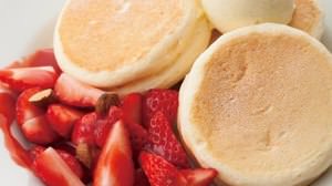 "Strawberry pancakes" will be available at Kihachi Cafe again this year! Fluffy "Ricotta Cheese Pancakes-Strawberries & Nuts"