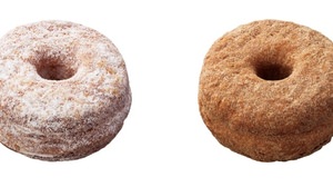 Mr. Croissant Donuts with new flavors, simple "sugar" and "cinnamon"