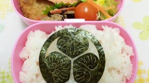 Is it okay to eat this crest? Nori seaweed in the shape of the Tokugawa family crest "Mitsuha Aoi"