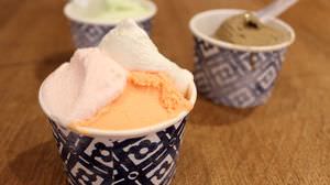 How about cherry-blossom viewing with "Sakura Ice" in one hand? At Nakameguro "Irohani Koyuki"-Edamame ice cream and carrot ice cream are also recommended!