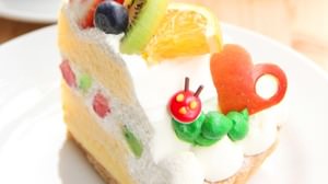 A collaboration between the picture book "Harapeko Aomushi" and the cafe in Kichijoji Parco! Fruit-filled tarts, etc.