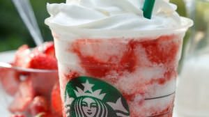"Strawberry Cream Frappuccino" is on sale ahead of schedule at Starbucks! Because "yogurt frappe" is popular "more than expected"