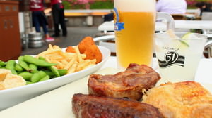 A flood of reservations! I ate beer and meat at "Barbacco Beer Garden" in Shinagawa