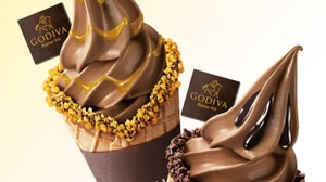 "Banana x Mango" toppings are now available in Godiva's chocolate software! For a sweet and refreshing taste