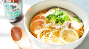 In fact, curry and lemon go well ...!? "Curry Lemon Ramen" is now available at 39 Youshoku in Bakurocho