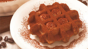 For a limited time! "Tiramisu Waffle" from Manneken of Belgian Waffle