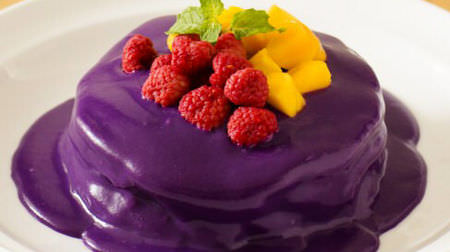 紫色が鮮やか！エッグスンにハロウィン限定パンケーキ「ハロウィンスペシャルパンケーキ」