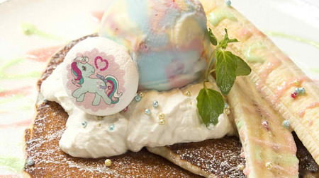 world's first! My Little Pony's collaboration cafe in Harajuku--the colorful menu is also cute