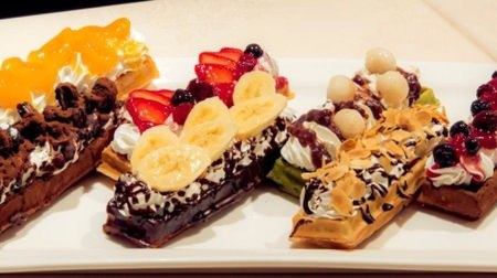 New eating sweets? "Crazed Waffle"-You can choose toppings like crepes!