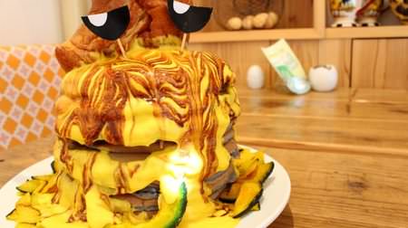 [Gogo ... Go ...] Super mega class! Monster Burger & Pancakes Come to Roppongi Hills--Halloween Only