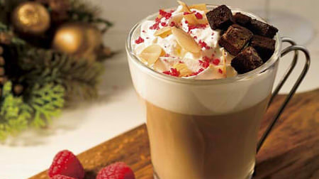 A drink like a Christmas cake! "Dolce Natale-Chocolate & Franboise-" for Segafredo