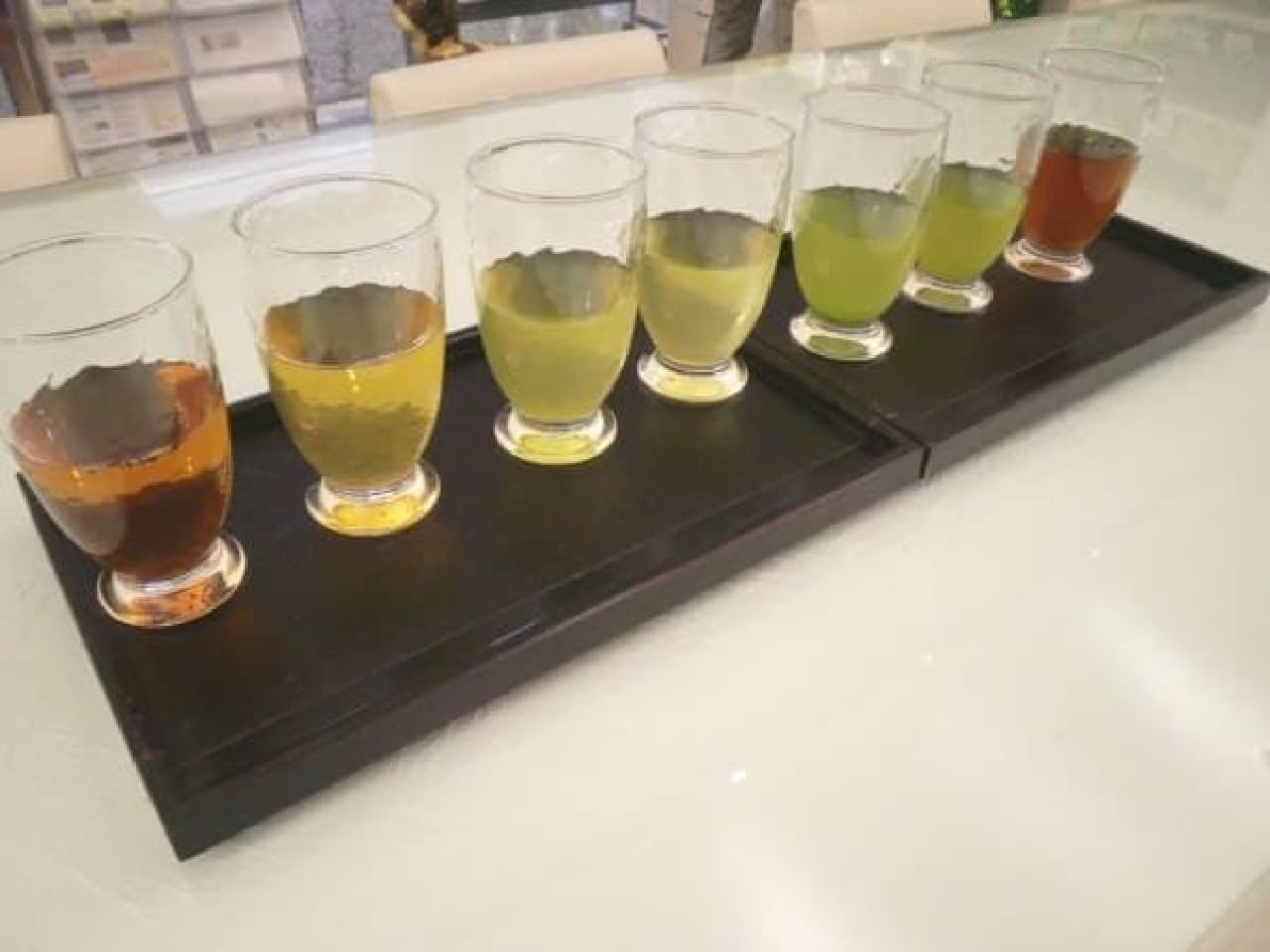 Cool appearance "Seven colors of Shizuoka cold tea"
