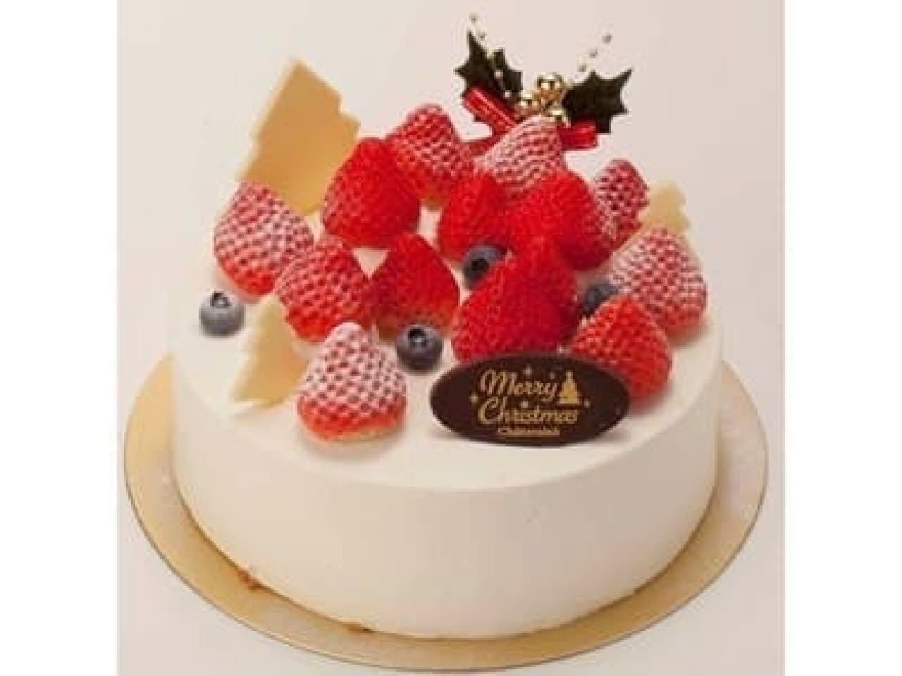 "Xmas strawberry decoration" with gorgeous strawberries