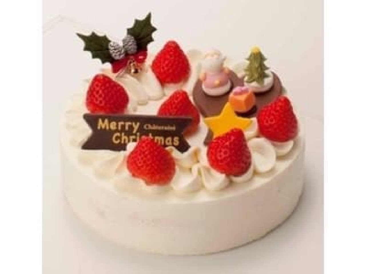 "Xmas fresh cream decoration" with cute Santa