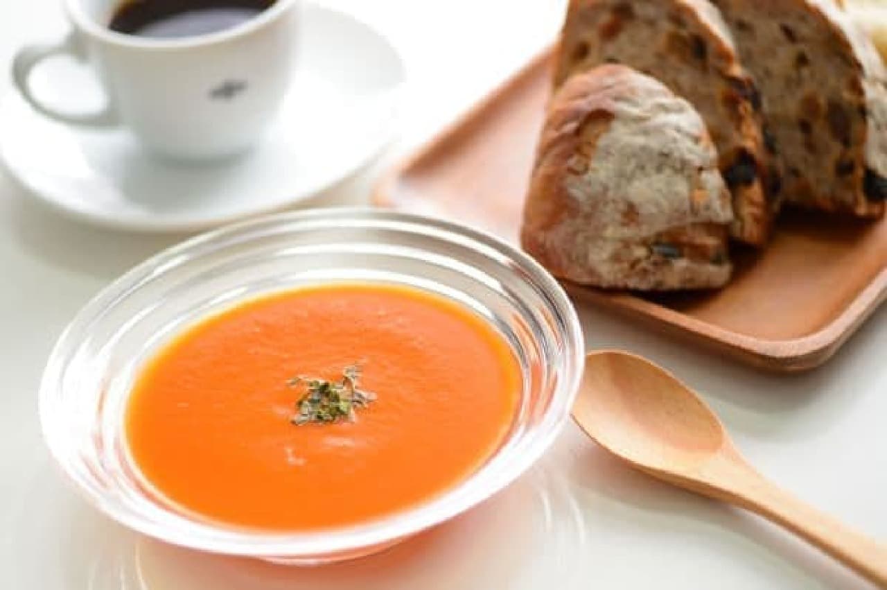 "Miracle of nature" Healthy soup using Fukaura snow carrot is on sale