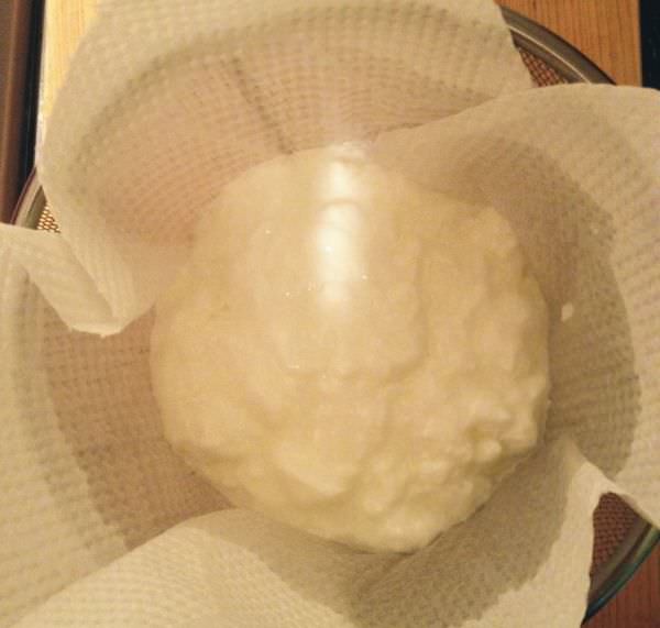 "Drained yogurt" can be made immediately with a colander and kitchen paper