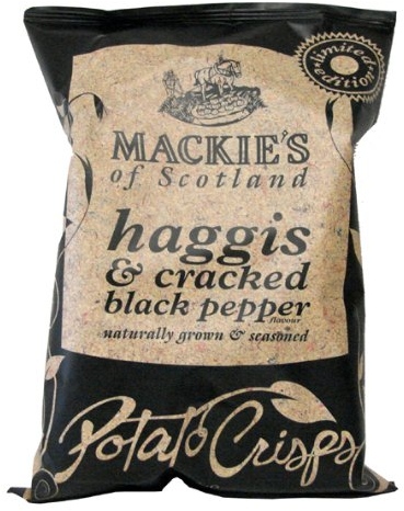 ハギス風味のポテトチップス「Haggis & Cracked Black Pepper」