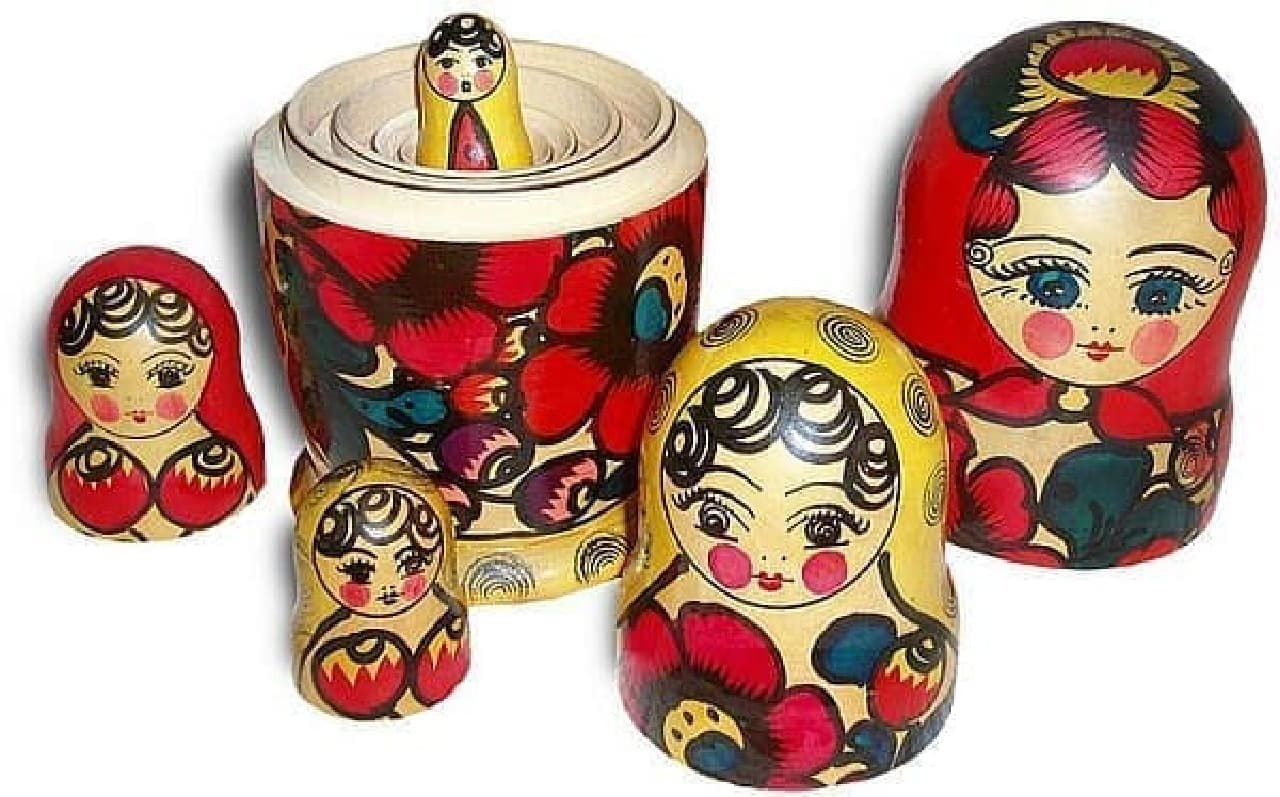 Russian Matryoshka (Image for reference only. It has nothing to do with the text.)