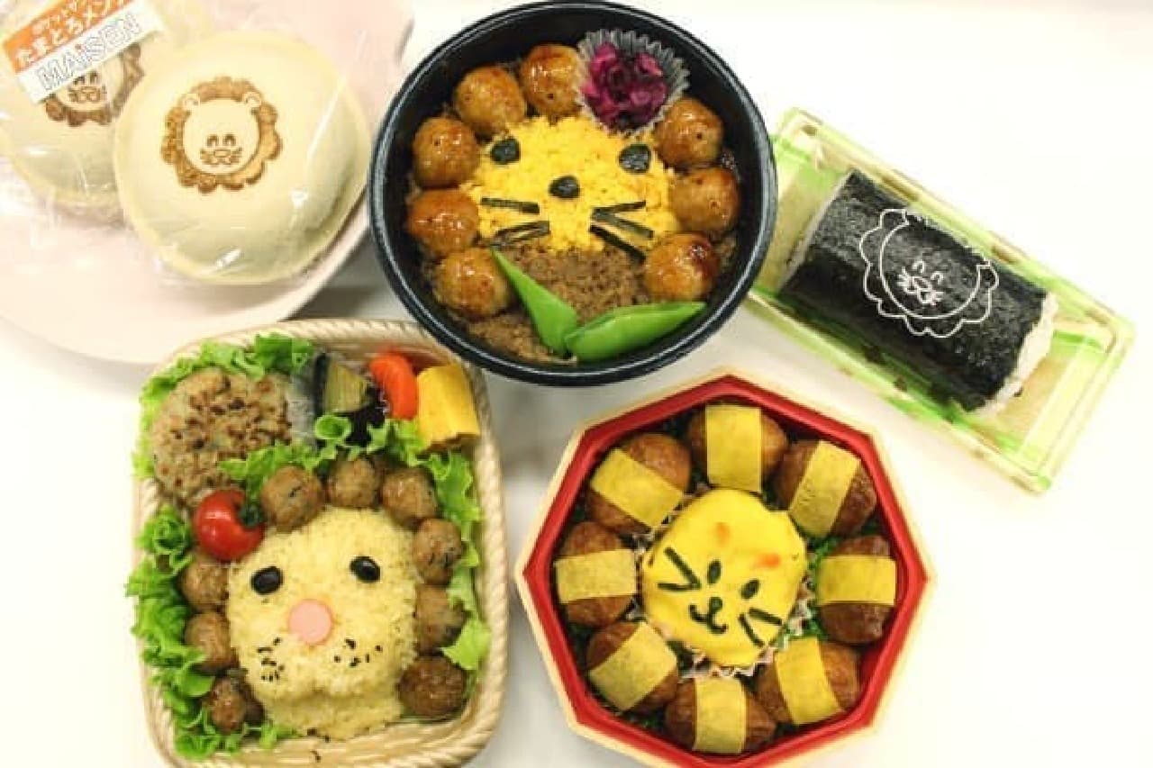 Cute lion products at well-established side dish stores