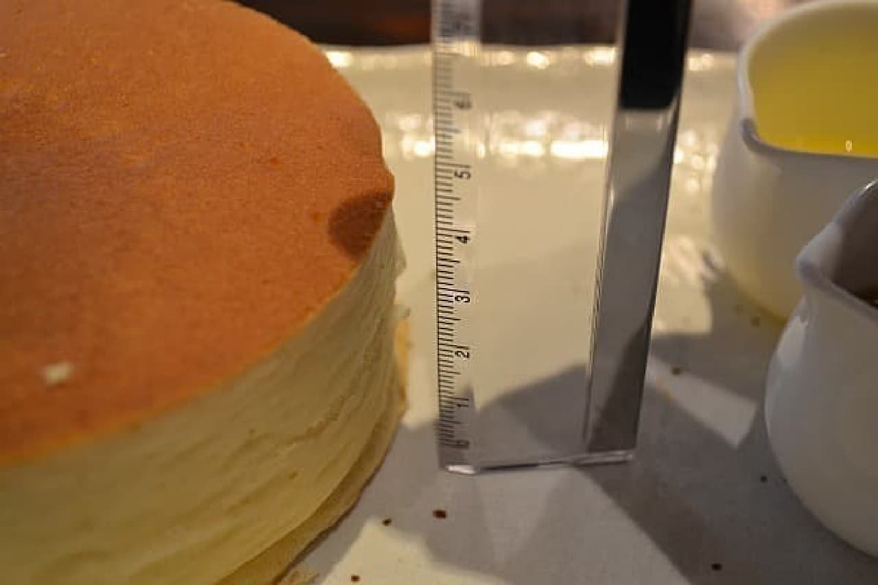 Maybe it's the first time I've measured food with a ruler?