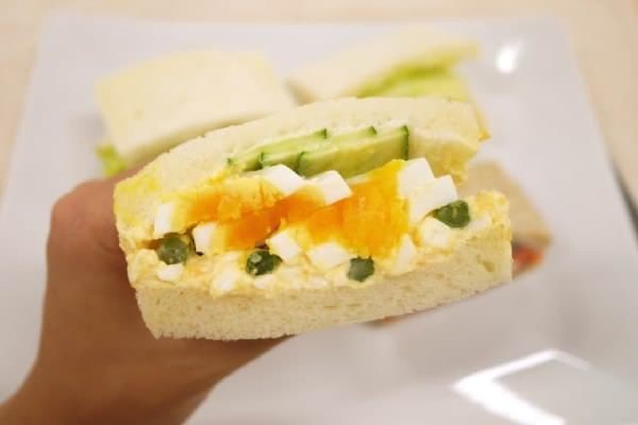 The classic egg sandwich is the most popular