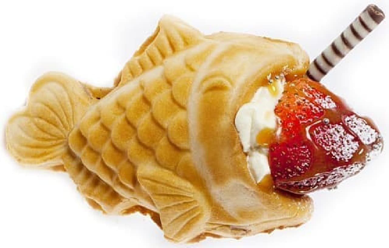This is "Sea Bream Parfait Strawberry Chocolate Cream Flavor" Is it because of the fact that the sea bream looks spicy?