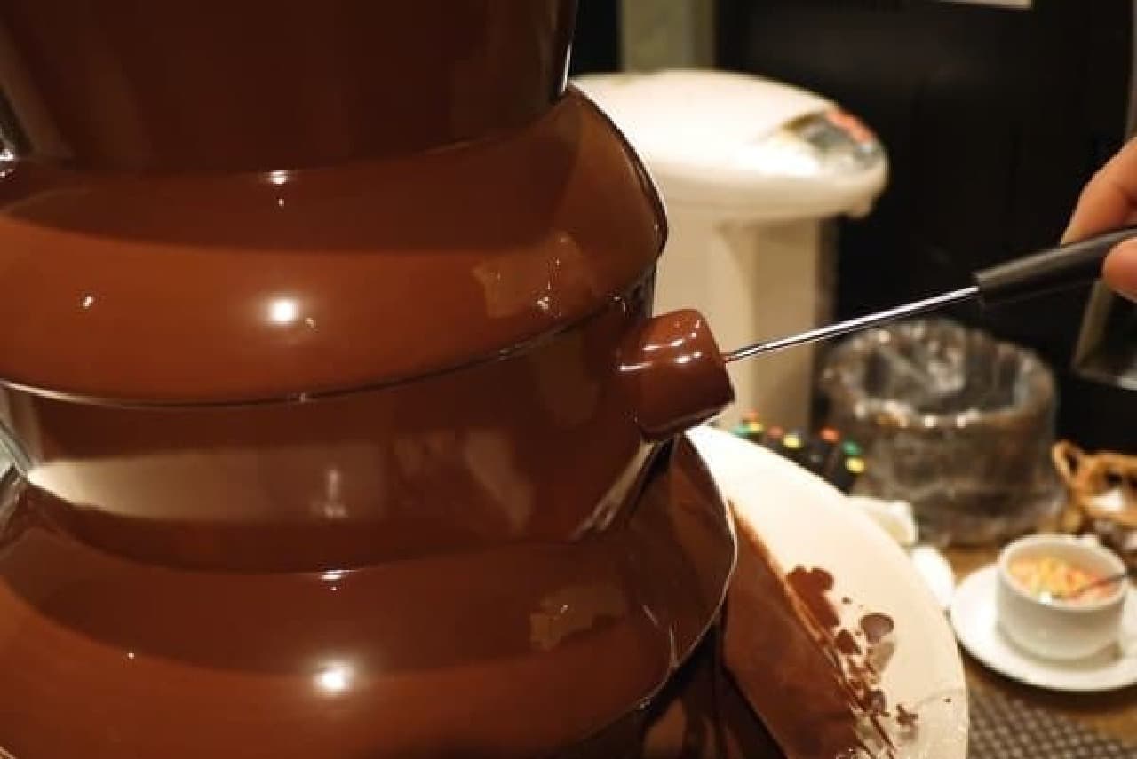 Don't forget the chocolate fondue