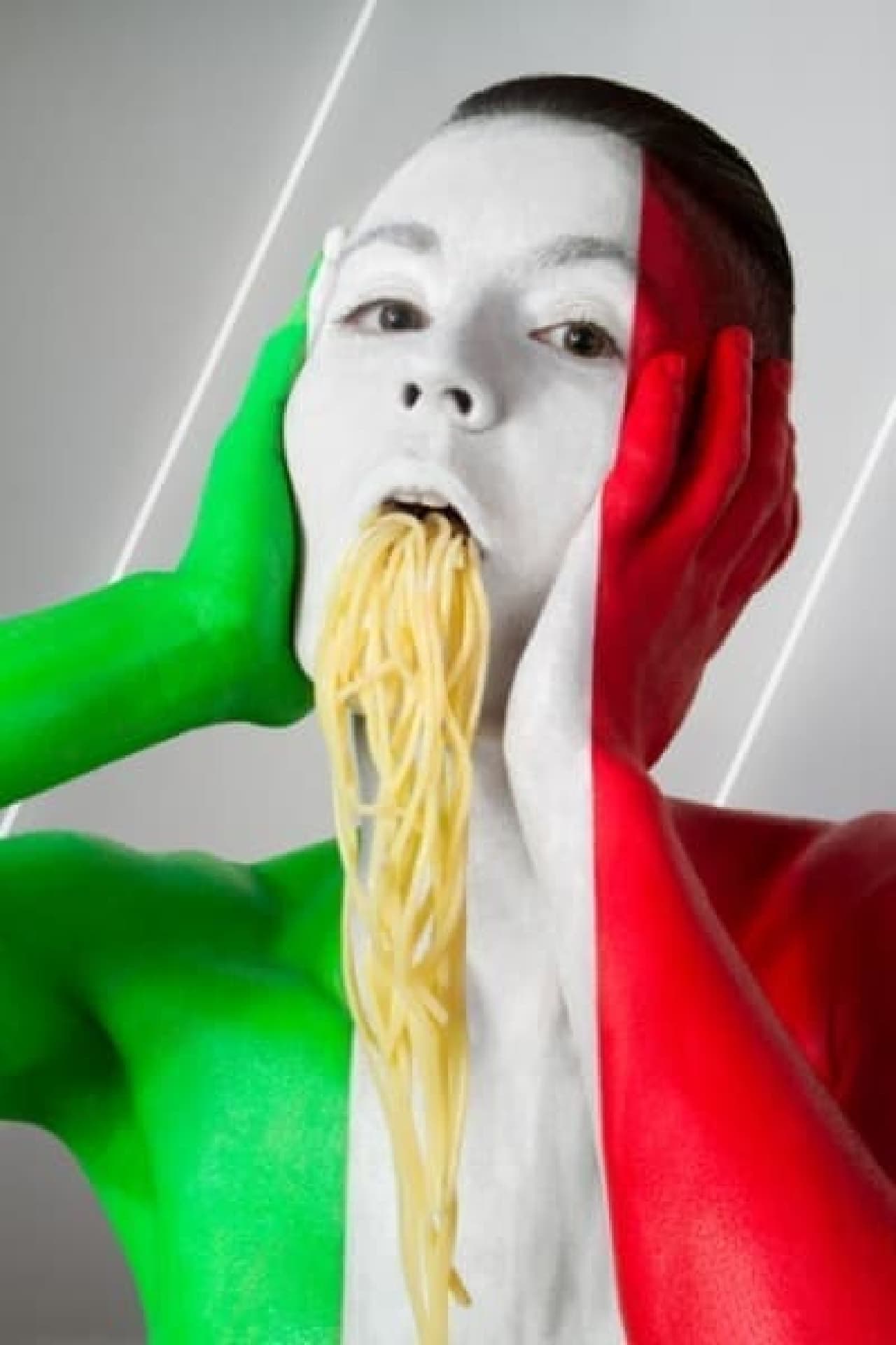 口からスパゲッティがべろべろーんて　　出典：jonathanicher.com