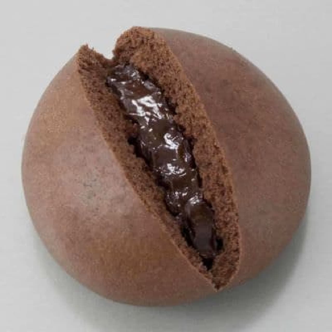 Rich chocolate bun with cacao scent