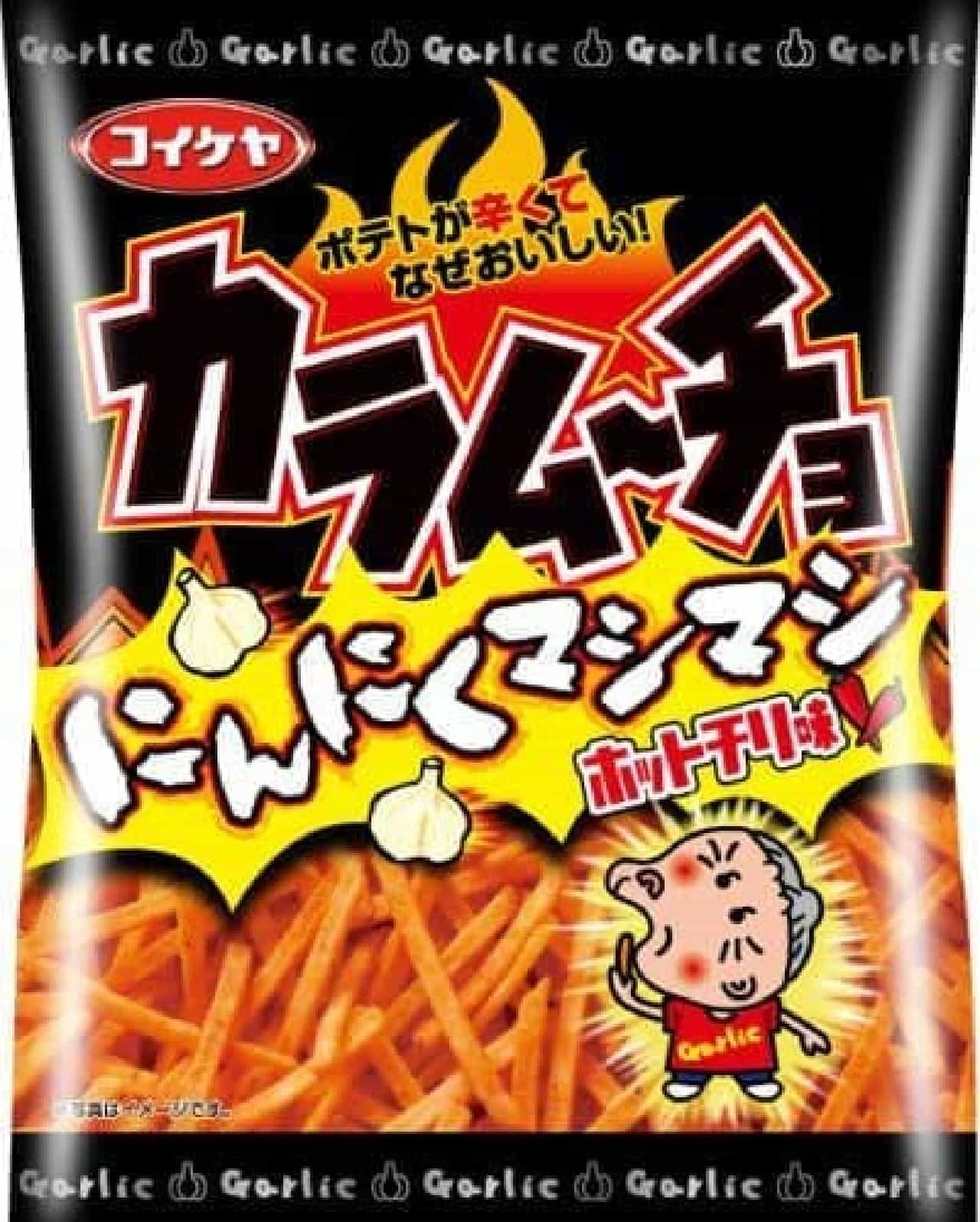 "Stick Karamucho Garlic Mashimashi Hot Chili Flavor"
